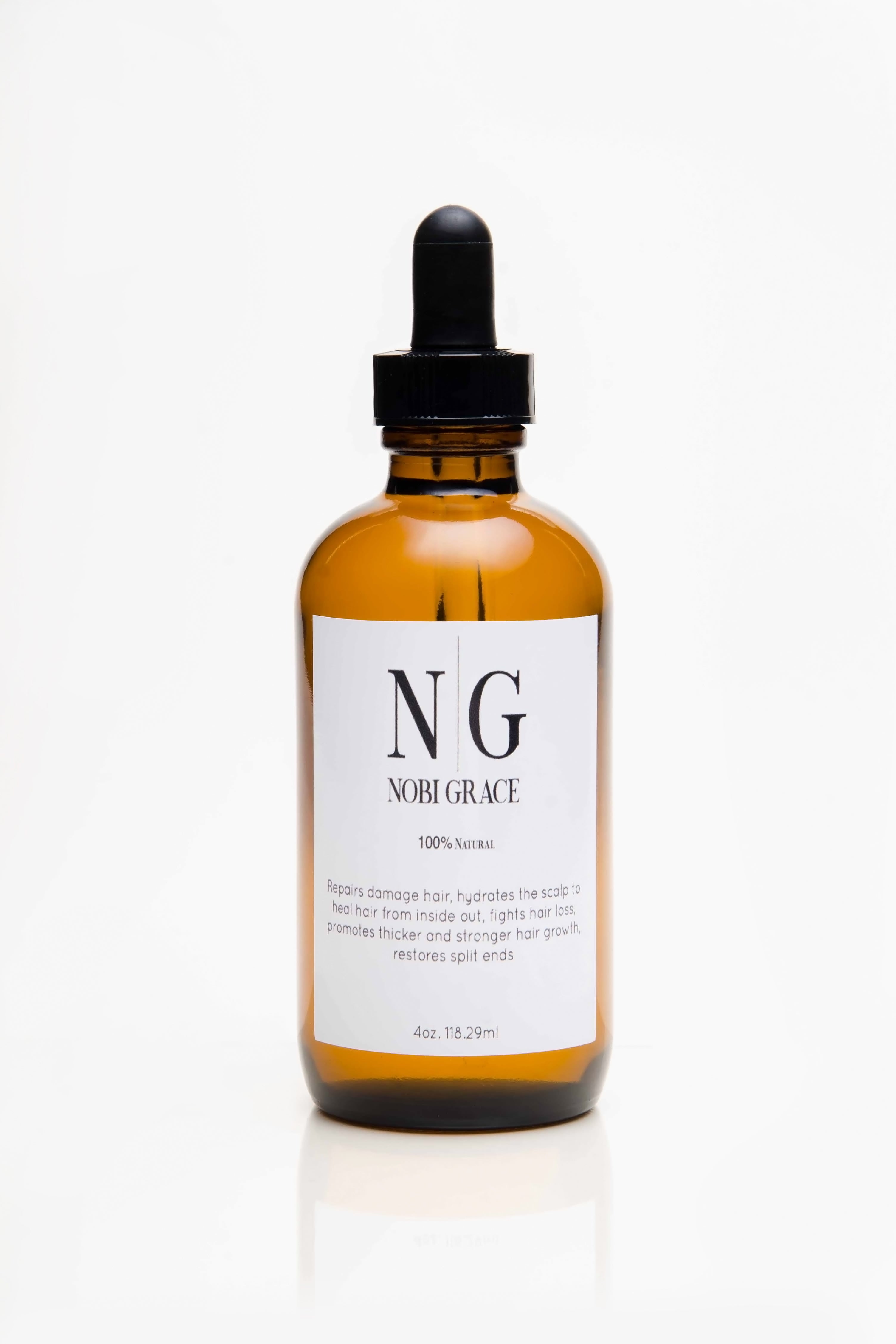 Nobi Grace Growth Oil 4 oz bottle